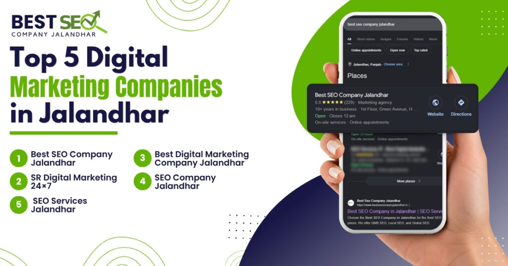 Top 5 Digital Marketing Agencies in Jalandhar